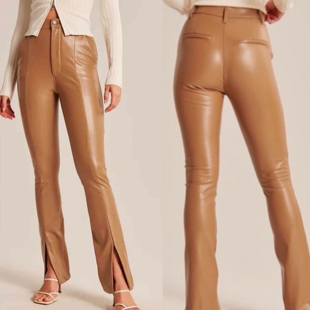 Abercrombie faux leather pants